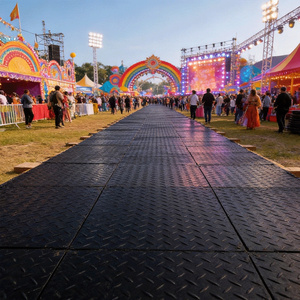 Tappeti da cantiere per impieghi gravosi, piastre di accesso ad incastro per escavatori, gru e uso industriale - Product Image 5