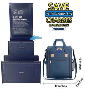 Bolsa de Viaje Personalizada para Debajo del Asiento, Bolsa de Equipaje de Gran Capacidad, Bolsa de Mano para Avión - Product Image 3