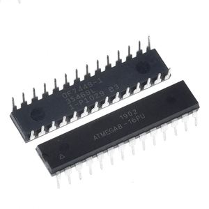 ไมโครคอนโทรลเลอร์ ATMEGA8A PU รุ่นใหม่ ของแท้ แบบ DIP 8 บิต 8K ไบต์ หน่วยความจำแฟลชแบบตั้งโปรแกรมได้ในตัวระบบ ATmega8 แพ็คเกจ DIP 28 ขา ผลิตภัณฑ์ FPGA - Product Image 1