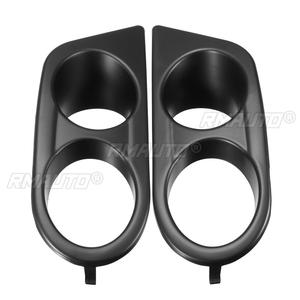 Paire de caches de phares antibrouillard avant en plastique à double trou pour BMW E46 M3 2001-2006, avec conduit d'air intégré, style automobile - Product Image 4