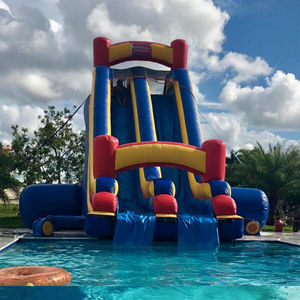 Regalo de cumpleanos Para ninos Para ninos piscina hinchable tobogan de Agua de Patio trasero tobogan de Agua - Product Image 6