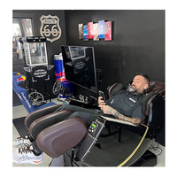 Fauteuil de massage public à jetons HENGDE, fonctionnant à la pièce, pour les aéroports, les centres commerciaux, les salles de massage commerciales, les billets de banque, les billets de dollar, les billets de banque