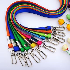 Promotional Polyester Heat Print <b>ID</b> Card <b>Holder</b> Custom Solid Color Lanyards with Logo Print - Product Image 1