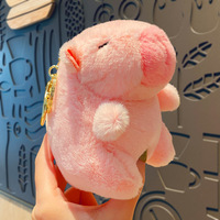 Vente en gros Jouet en peluche unisexe en coton PP doux et écologique Jouet en peluche Capybara de dessin animé mignon Porte-clés en peluche avec sweat-shirt