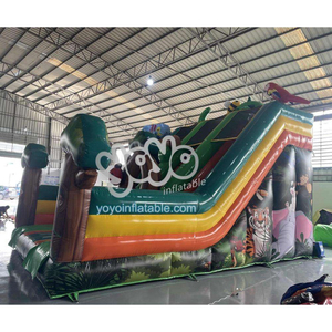 2026 Outdoor Cartoon Inflatable <b>Slide</b> Cartoon Theme Inflatable Dry <b>Slide</b> Children's Bouncing <b>Slide</b> - Product Image 5