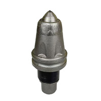Drillmore Dents de foret B47K25H-JLY/60MM en acier 35CrMnSi, pointes de coupe à queue ronde pour tarière de forage de fondations et godet