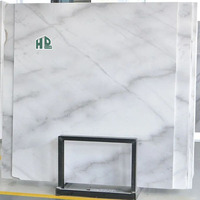 HDSTONE Günstiger Preis Natürlicher Guangxi Weißer Carrara Calacatta Weißer Marmor Teppichplatten Fliesen und Marmorböden