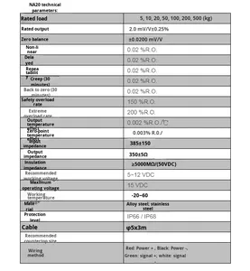 <span class=keywords><strong>Mavin</strong></span> NA20 Balg Typ Biege balken Wäge zelle Edelstahl/Stahl legierung Kraft sensor für Plattform waage, Trichter waage - Product Image 4