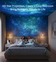 Projecteur d'étoiles laser 4K Galaxy HD 720P, cinéma maison intelligent, projecteur de films, Android 14, Wifi numérique, projecteur de chambre à coucher