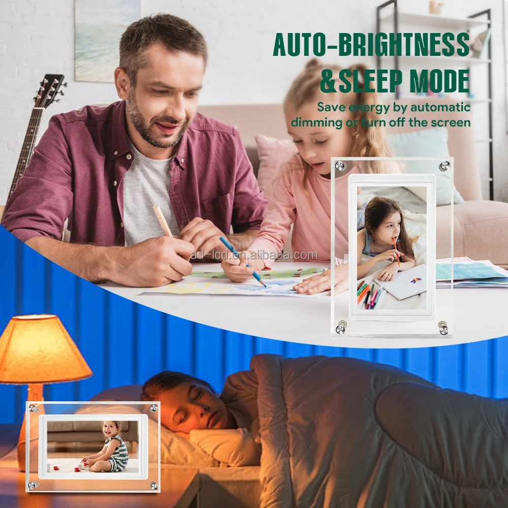 プレーヤー Digital Photo Frame 10 inch Digital Photo Frame | 4GB Memory, 1024 x 600