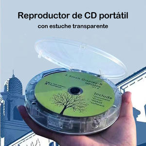 Lecteur <span class=keywords><strong>CD</strong></span> portable transparent avec lecture MP3, lecture laser HD, fonction Bluetooth, <span class=keywords><strong>radio</strong></span> FM - Product Image 2