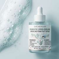 Sérum Rafraîchissant Fermenté pour les Pieds : Probiotiques, Postbiotiques, Caféine, Panthénol – Soin Hydratant Revitalisant pour les Marques de Beauté