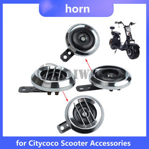 Nuevo altavoz de bocina redondo impermeable de sirena Universal de 60V para bocina de bicicleta eléctrica motocicleta ATV Go-Kart Scooter bocina fuerte - Product Image 2