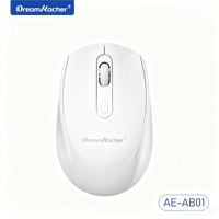 Souris optique sans fil Dream Kacher Mini avec rétroéclairage LED, récepteur USB 2,4 GHz, câble Type C, piles AA, 4 boutons, ergonomique