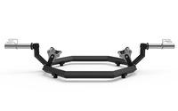 Chargement de 300KGS haltérophilie triceps bar multi-grip Hex Barbell Trap Bar avec poignées