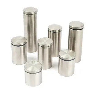 Rắn thép không gỉ có thể điều chỉnh Glass Nam Nữ Threaded standoff cho bàn ăn