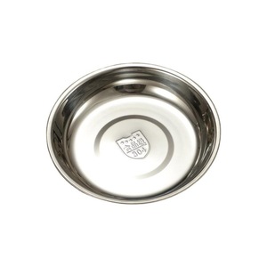 Stainless Steel Round Plate 304 Food Grade Hotel Restaurant Use Microwave Safe - Product Image 1