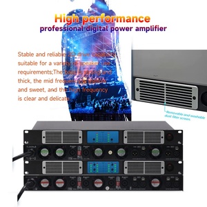 Amplificateur de puissance DEKEN DA-41000E haute puissance <span class=keywords><strong>4</strong></span> <span class=keywords><strong>canaux</strong></span> <span class=keywords><strong>1000W</strong></span> classe D 2000W 1U numérique stéréo professionnel - Product Image 6