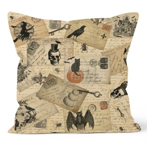 Halloween Trang Trí Nội Thất Sofa Gối Bao Gồm <span class=keywords><strong>Owl</strong></span> Crow Pumpkin Skull 3D In <span class=keywords><strong>Cushion</strong></span> Cover Vintage Hot Bán Báo <span class=keywords><strong>Linen</strong></span> Gối Trường Hợp - Product Image 5