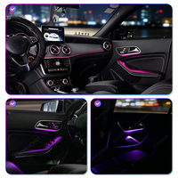 Pour Mercedes Benz Classe B W246, éclairage ambiant intelligent 64 couleurs, mise à niveau de l'éclairage ambiant de la voiture, nouveau néon, éclairage ambiant automobile