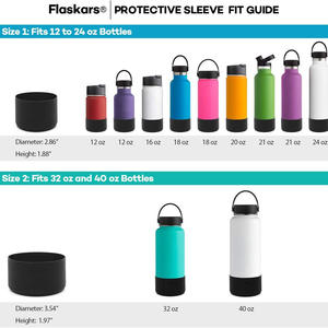 Sous-verre antidérapant en silicone avec logo imprimé personnalisé, adapté aux gobelets isothermes en acier inoxydable 32/40 oz. - Product Image 3