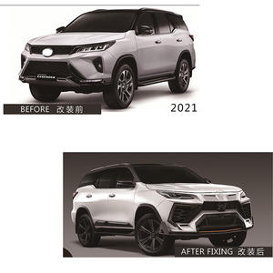 Ventes d'usine : Pare-chocs avant et arrière, feux antibrouillard, calandre, phares, kit carrosserie pour Toyota Fortuner 2016-2020, style <span class=keywords><strong>Lamborghini</strong></span> - Product Image 2