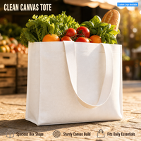 Sacs fourre-tout promotionnels personnalisables en non-tissé écologique avec logo personnalisé, couleur et poignées en corde renforcées pour la publicité d'entreprise