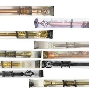 Tringles à rideaux longues en métal de luxe <span class=keywords><strong>Tringle</strong></span> à rideaux <span class=keywords><strong>extensible</strong></span> de douche réglable - Product Image 6