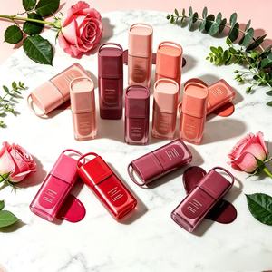 Hochpigmentierter Veganer Lippenstift Glänzender Lipgloss Großhandel Bulk Individuelles Private Label Getönter Lippenstift Öl-Gloss - Product Image 5