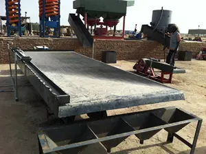 High Recovery Mineral Concentrate Equipment Gold Mining Machine For Tin Gold Shaking Table