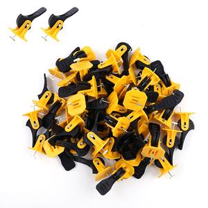 Usine 1/8 "Clips de nivellement de carrelage en céramique Selflable pour sol plat et mur pour pince d'espacement de système de nivellement de carrelage d'épaisseur 1.5mm - Product Image 2