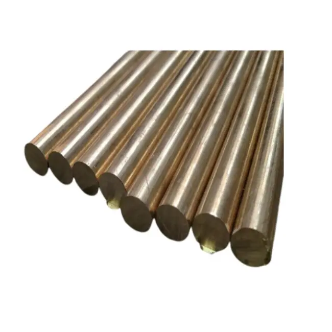 Pour la construction en métal Bronze pur haute pureté C1011 C1020 C17200 barres de tige en laiton de cuivre