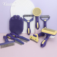 Kit de toilettage multifonctionnel sans fil rechargeable pour animaux de compagnie Ciseaux en acier inoxydable pour chiens et chats Tondeuse à ongles en plastique