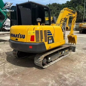 Used Komatsu58 MiniCrawler Excavator 5Ton 0.2m³<b>Bucket</b> Original Japan Brand <b>Small</b> Construction Excavator Low Hours Good Condition - Product Image 3