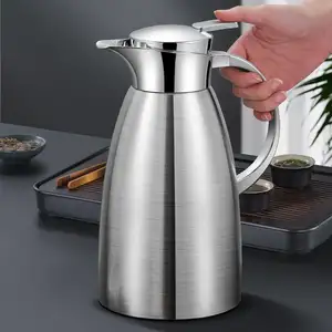 Drinking Jug Travel Sports Insulated Double Wall Stainless Steel Water Jug Vacuum Flask Arabic Pot Tea and Water Vacuum Flask