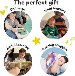 Libros de sonido interactivos en seis idiomas en español superventas para niños, canciones educativas de feliz cumpleaños, Material de papel para bebés - Product Image 6