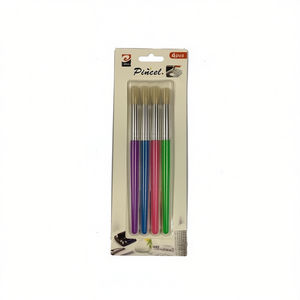 Pincel Paint Brush Set 4Pcs Colorful Handle Art Painting Tools - Product Image 2