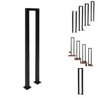 Barrière de jardin moderne et minimaliste avec couvercle pour escaliers et porche