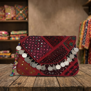 Sac Banjara en tissu Vintage, nouvelle marque de styliste, ethnique - Product Image 2