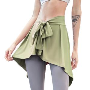 女式休闲夏季连体半身网球裙氨纶/尼龙遮臀跑步健身运动 FLYWAY - Product Image 4