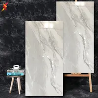 Trung Quốc Sang Trọng 600X1200 Marble Phòng Khách Carrara Trắng Tráng Men Sứ Tường Và Gạch Lát Sàn