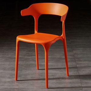 Sedia Monoblocco in Plastica per Hotel e Banchetti, <span class=keywords><strong>Design</strong></span> Nordico, Moderna Sedia Impilabile <span class=keywords><strong>da</strong></span> <span class=keywords><strong>Giardino</strong></span> e Lounge - Product Image 3