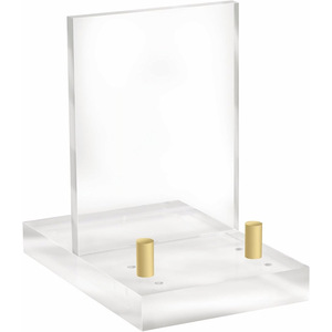 <span class=keywords><strong>Chevalet</strong></span> en acrylique trépied papeterie affichage en acrylique affichage en acrylique transparent <span class=keywords><strong>chevalet</strong></span> avec quincaillerie dorée - Product Image 1