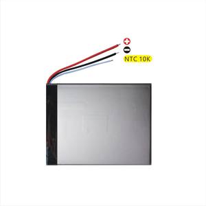 <span class=keywords><strong>3</strong></span>.7V 2400mAh 327090 <span class=keywords><strong>3</strong></span> kabel 10K NTC baterai Li-Ion polimer untuk Speaker Tablet PC ponsel pintar Smartphone 1ICP4/70/90 T424 - Product Image 1