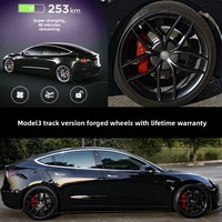 Rines de Aleación Forjada de 18, 19, 20, 21 y 22 Pulgadas, 5x114.3, Negros, Multirradio, Zero Gravity, Ligeros, para Tesla Model 3