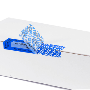 Оптовые красные защитные наклейки PET Void Open с индивидуальным логотипом, пломбы с защитой от вскрытия, этикетки для защиты от подделок - Product Image 3