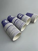 Petit gobelet en papier jetable écologique de 4oz pour rince-bouche, salle de bain, hôpital, dentaire