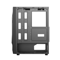 Ruix High-Performance ATX Mid Tower Gaming Computer Case Iron Mesh Stitch Design with Magnetic Dustproof Filter and PC Cabinet