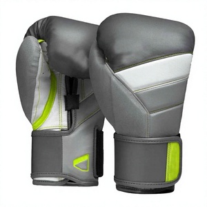 Guantes de Boxeo MMA Sanda de Calidad Profesional de 6oz-12oz, Guantes de Entrenamiento de Cuero con Agarre para las Manos, Cierre Personalizable - Product Image 4