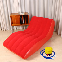 Canapé gonflable Flock S Shape Love pour salon, chaise Tantra, lit gonflable, meubles, chaises et canapés, canapé gonflable
